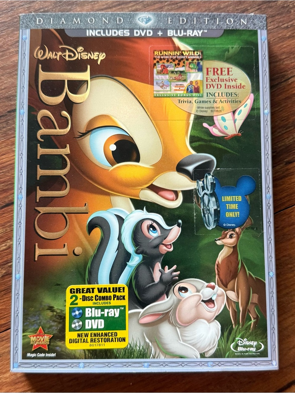 Walt Disney Bambi Diamond Edition Blu-ray/DVD